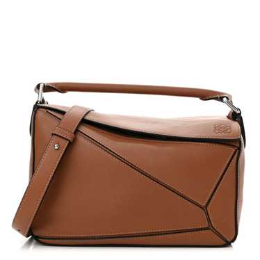 LOEWE Calfskin Small Puzzle Bag Tan - image 1