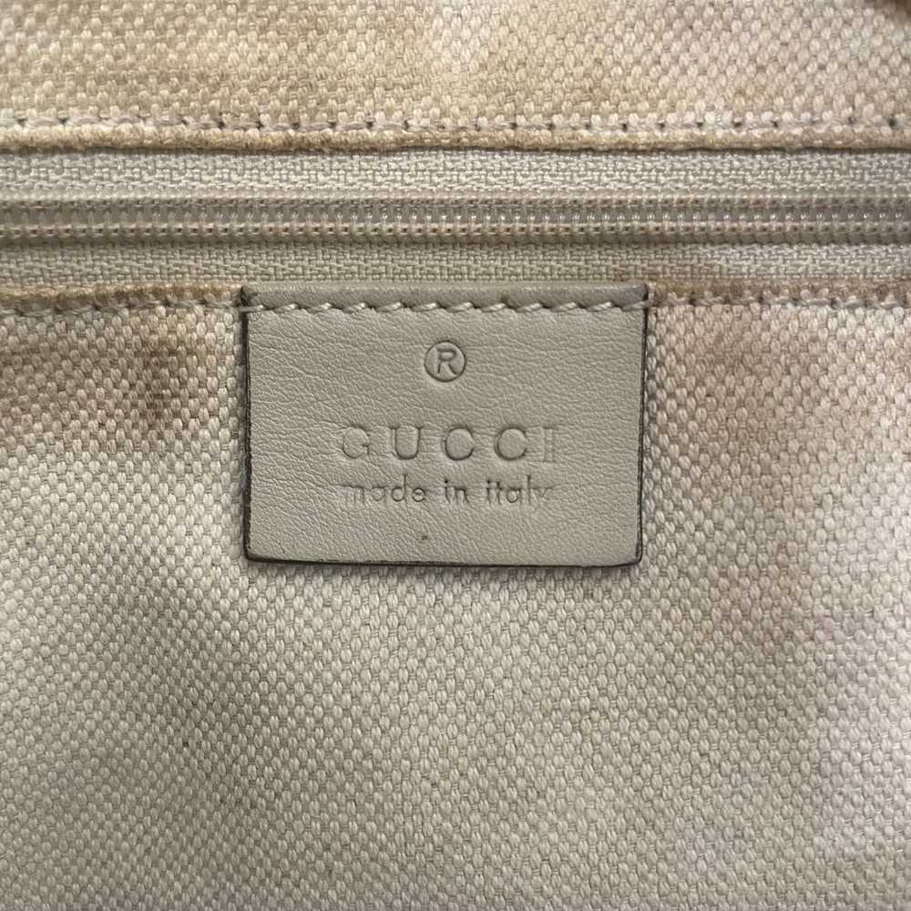 GUCCI/Hand Bag/Leather/CRM/TOP HANDLE GUCCISSIMA - image 6