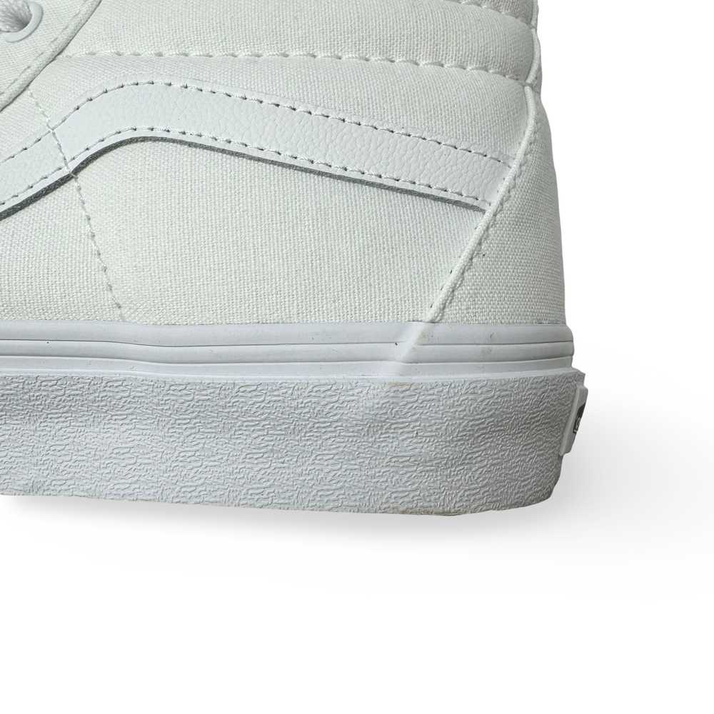 Vans White Sk8 Hi Wide Sneakers - image 8