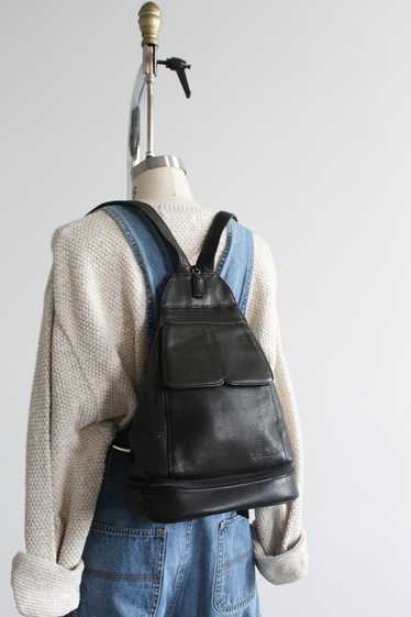 eclipse leather backpack