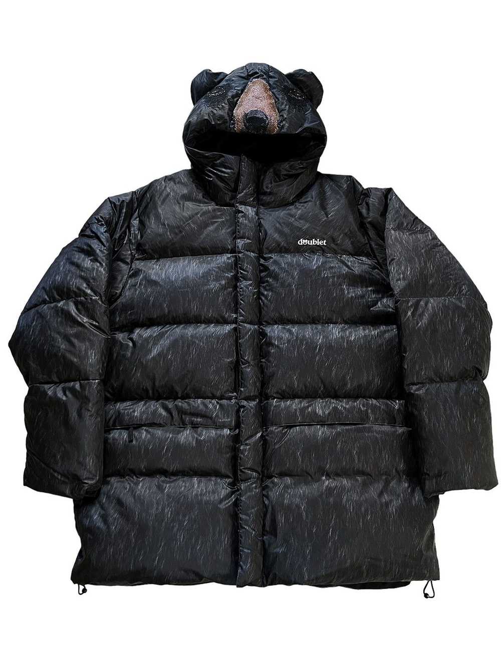 Doublet $2.4k x DSM Black Bear Animal Puffer - image 1