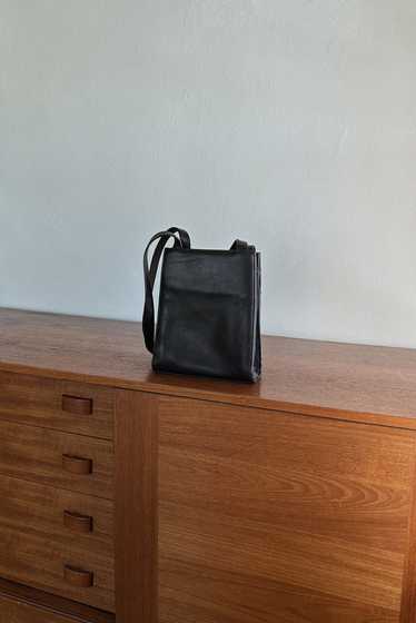 1990's BLACK LEATHER BAG