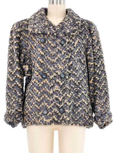 1960s Cropped Boucle Fur Coat