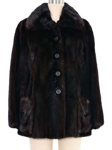 1960s Cropped Mink Jacket