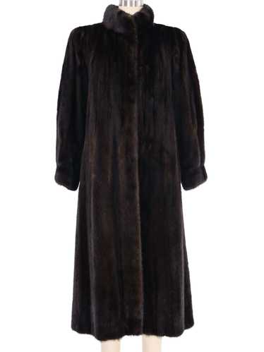 Dark Brown Mink Maxi Coat