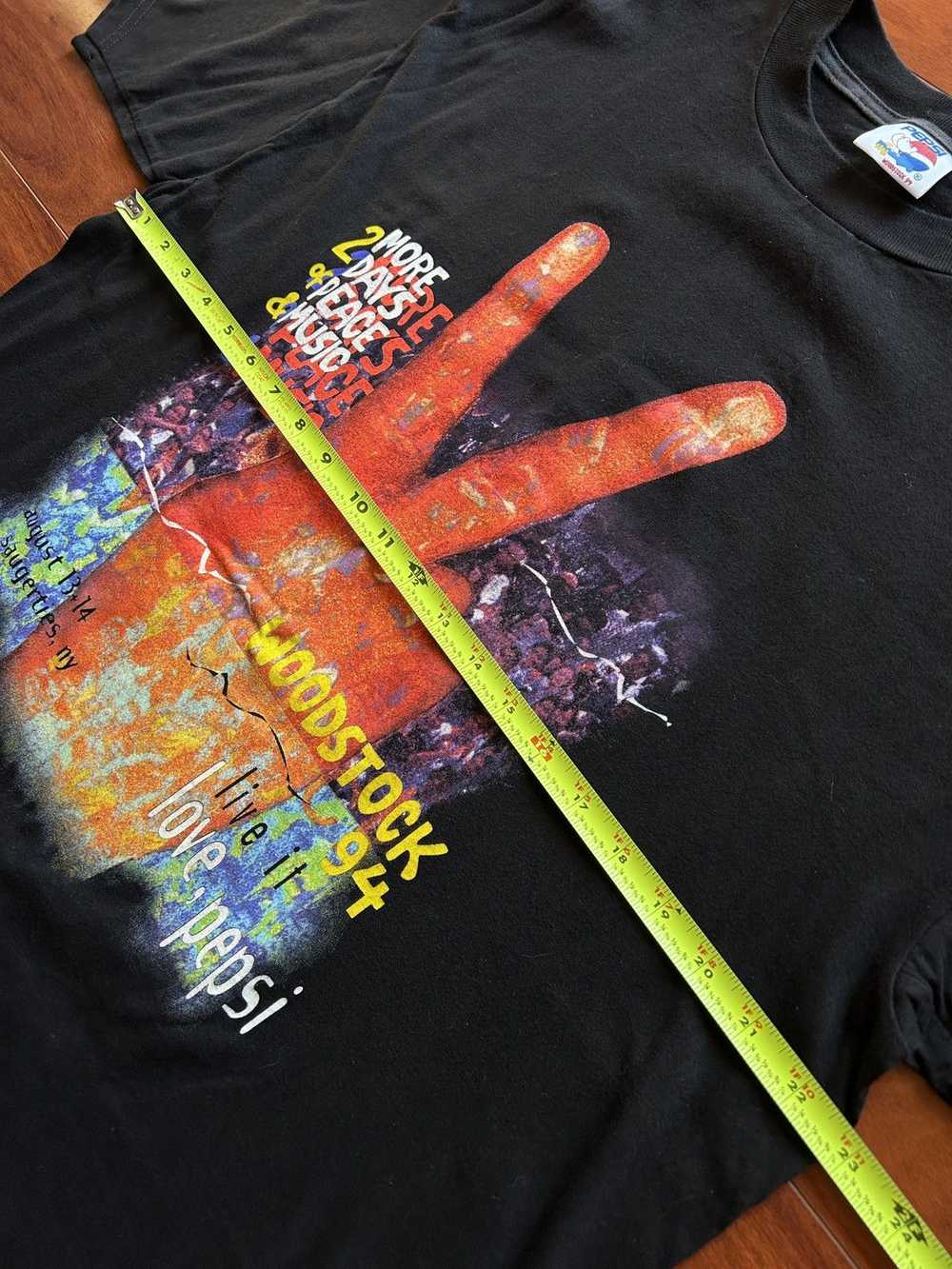 Band Tees × Other × Vintage Vtg 1994 Woodstock t-… - image 7