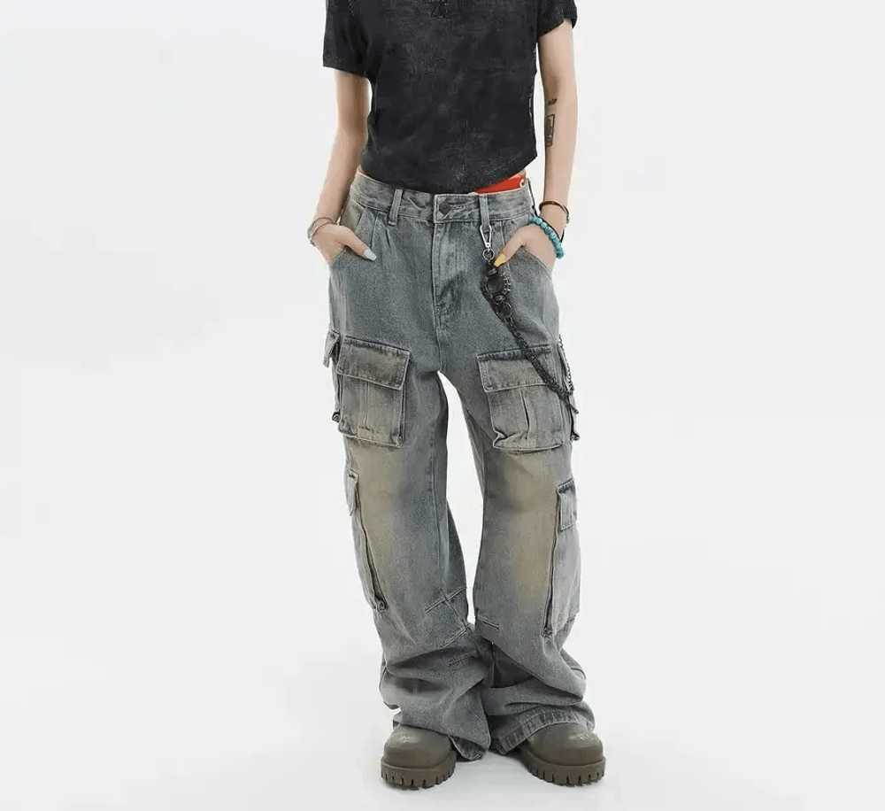 Japanese Brand × Jean × Streetwear Vintage Cargo … - image 2