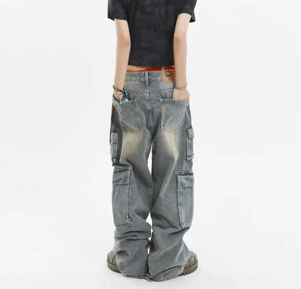 Japanese Brand × Jean × Streetwear Vintage Cargo … - image 3