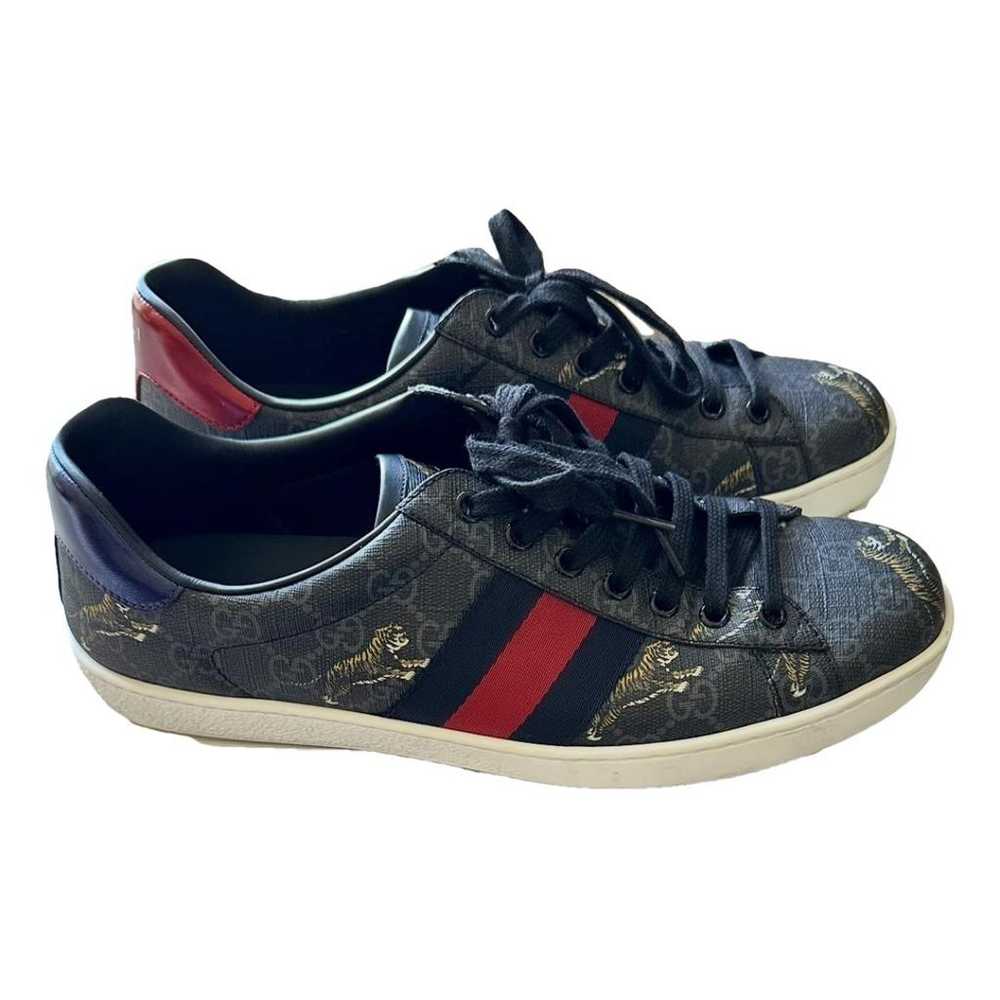 Gucci Ace leather low trainers - image 1