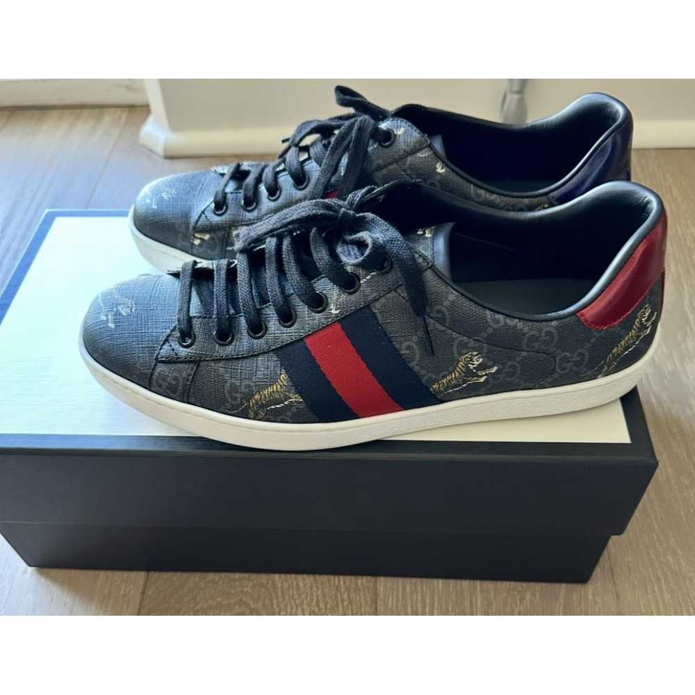 Gucci Ace leather low trainers - image 6