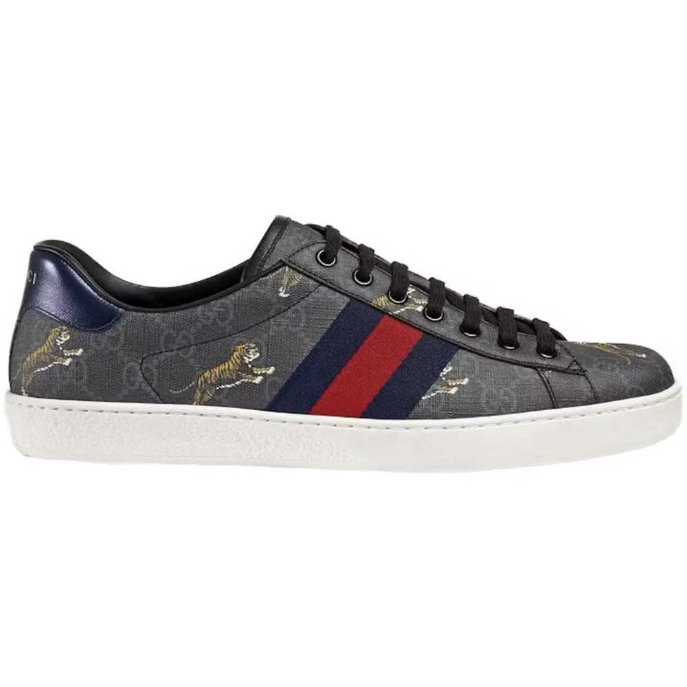 Gucci Ace leather low trainers - image 7