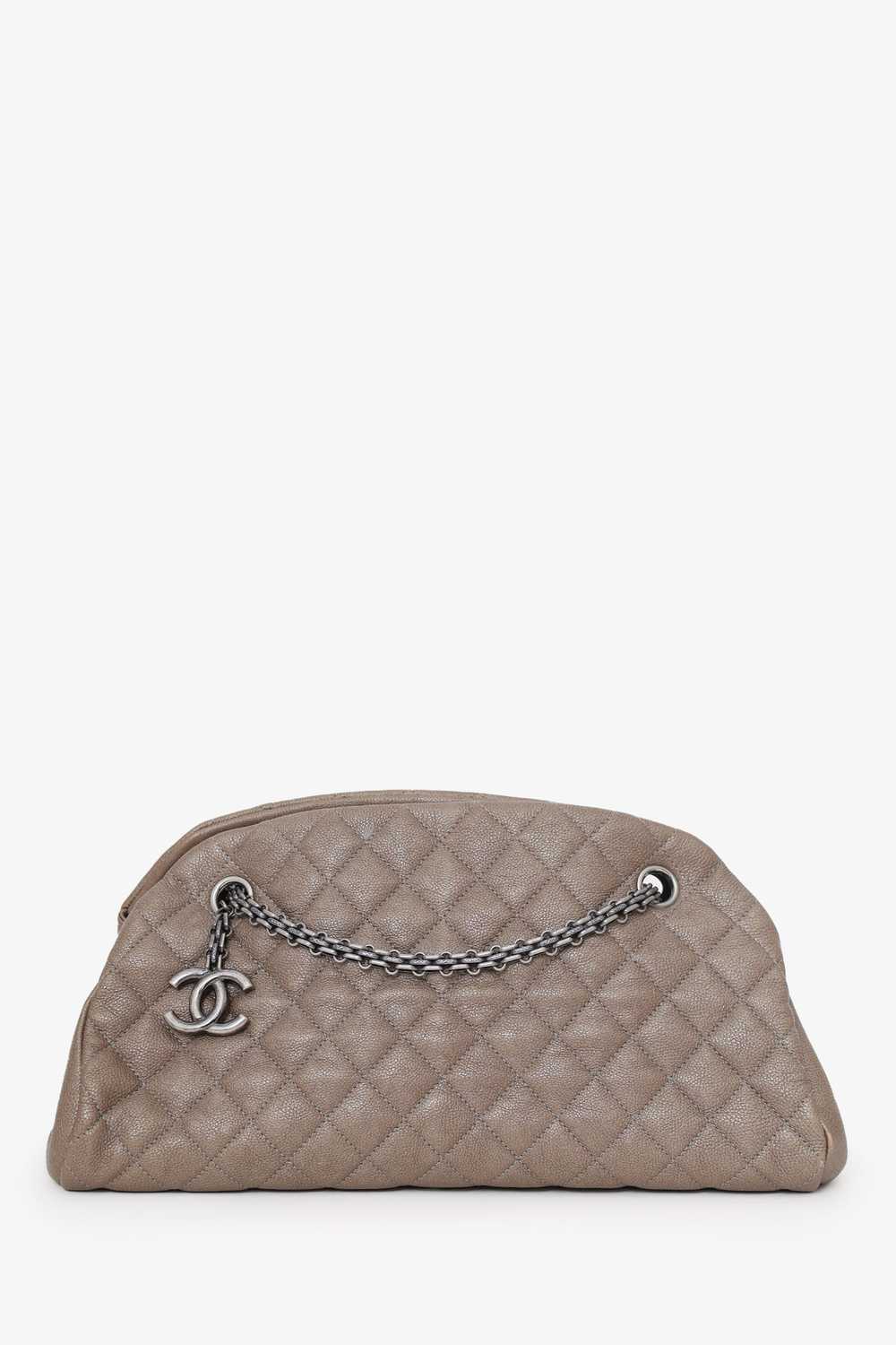 Pre-Loved Chanel™ 2010-11 Brown Caviar Quilted Sm… - image 1