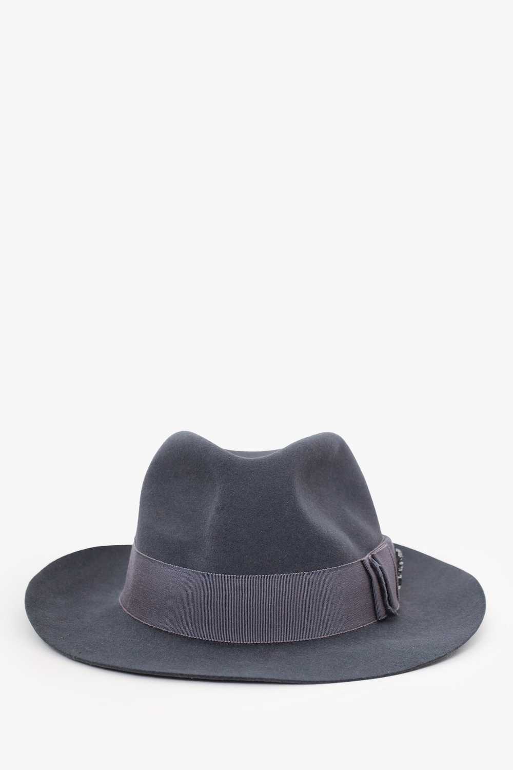 Philip Tracy Grey Wool Hat - image 1