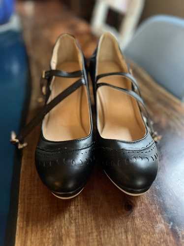 Cuoio black double strap - Gem
