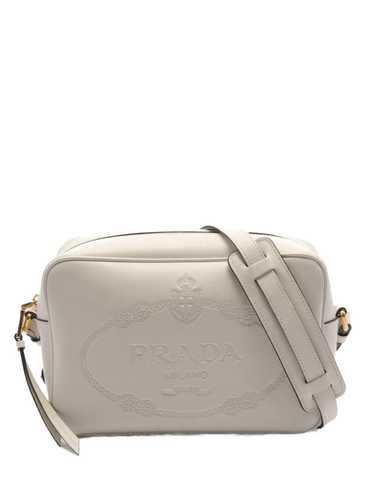 Prada Pre-Owned 2010s logo-debossed shoulder bag -