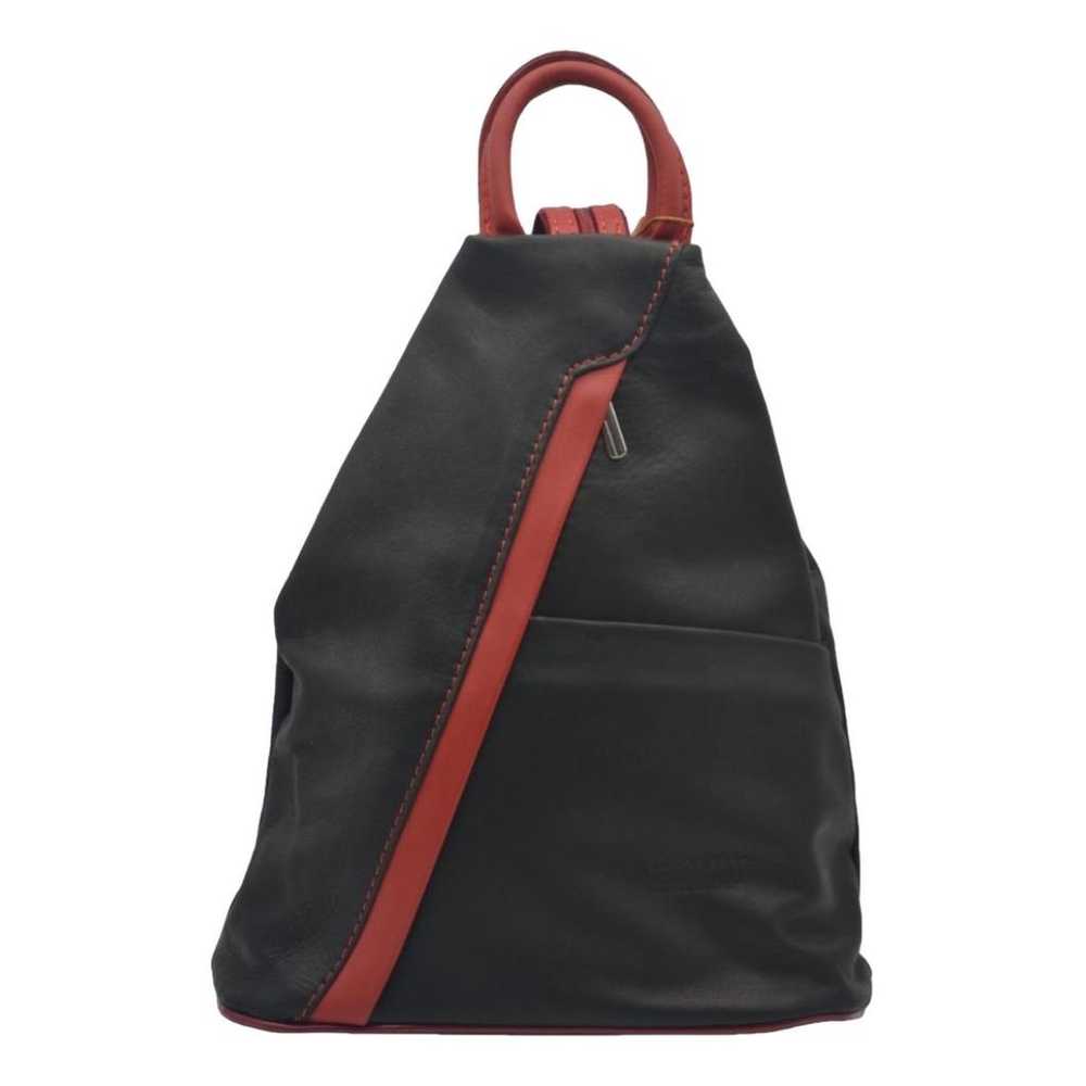 Non Signé / Unsigned Leather backpack - image 1