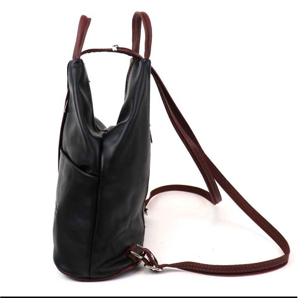 Non Signé / Unsigned Leather backpack - image 3