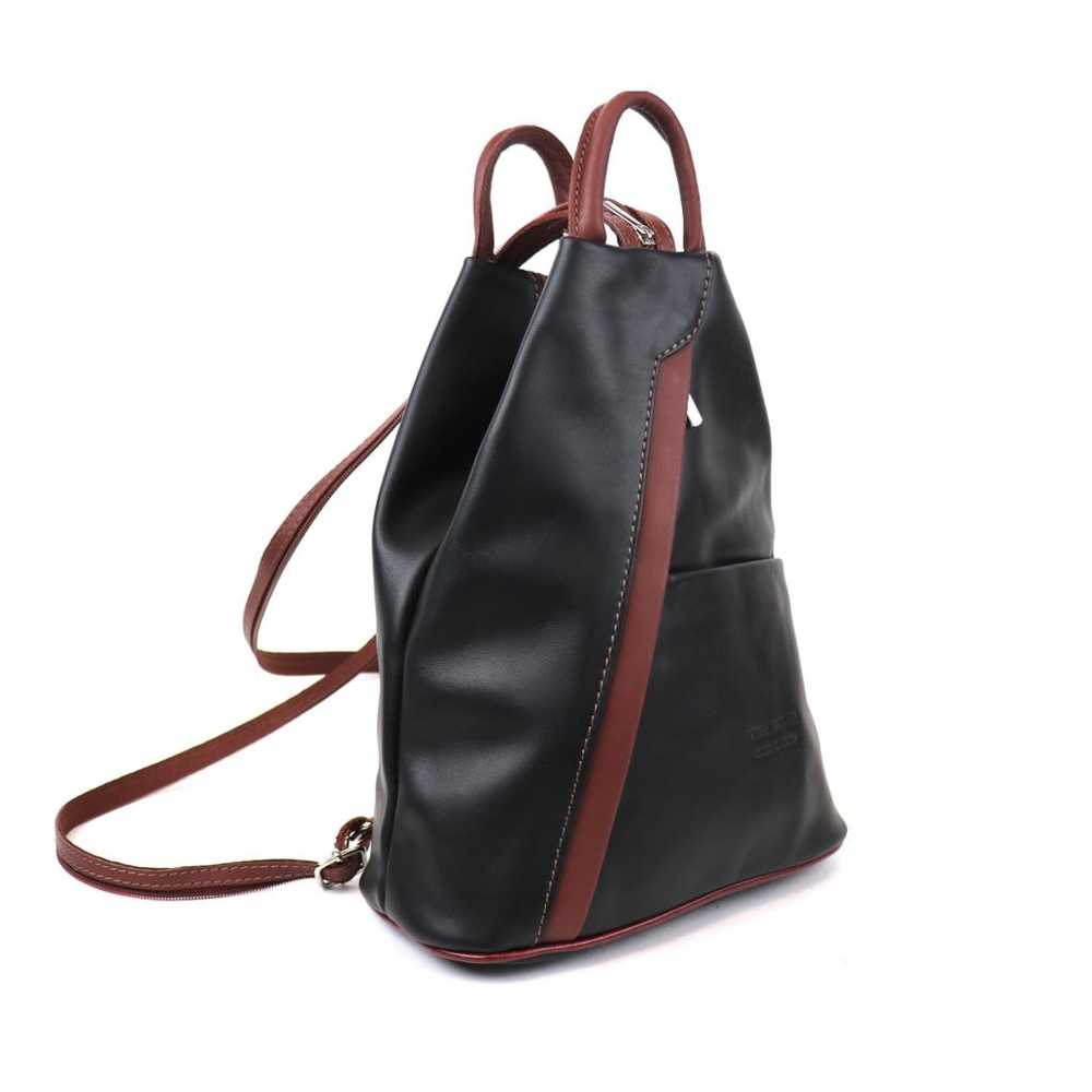 Non Signé / Unsigned Leather backpack - image 7