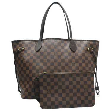 Louis Vuitton Neverfull leather handbag