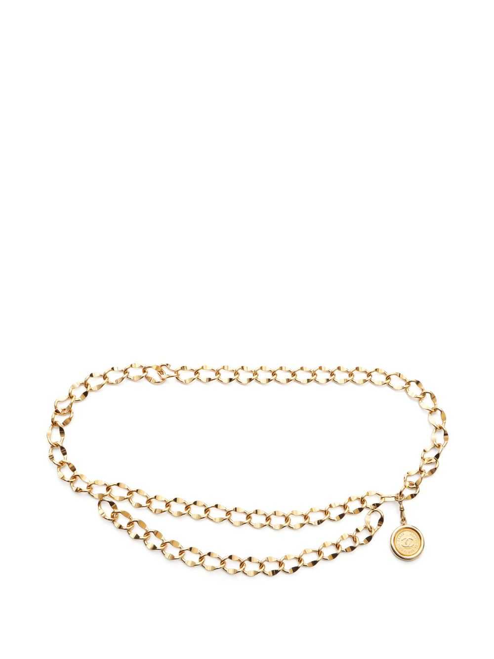 CHANEL Pre-Owned 1980-1990s CC Mark coin chain be… - image 1