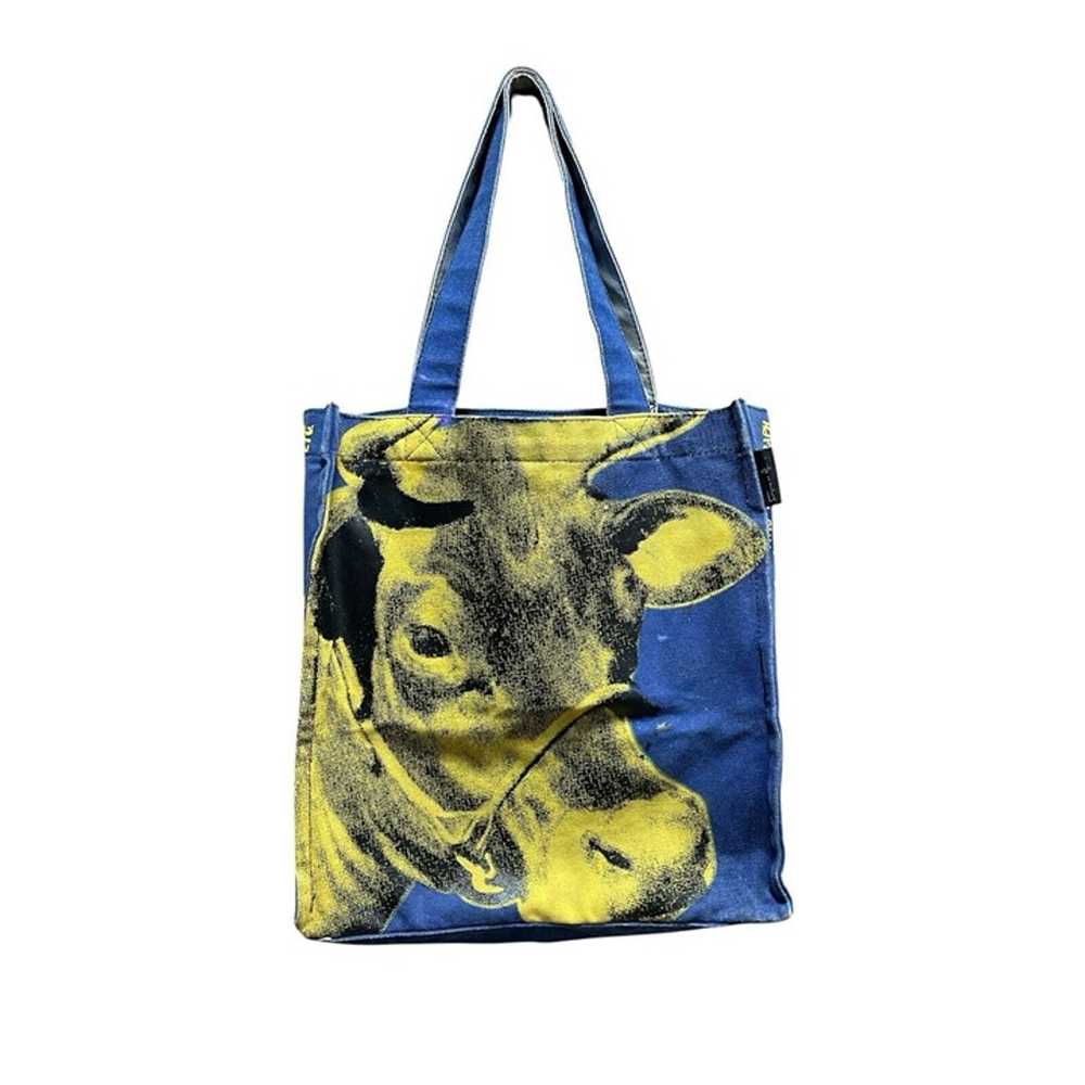 Andy Warhol Cow Canvas Tote Bag - image 1