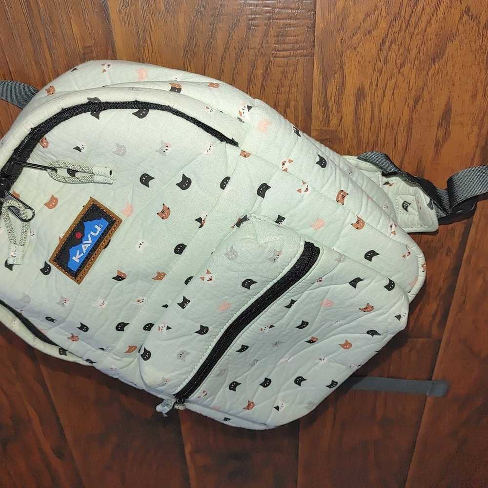 KAVU Patty Pack kitten crazy cat backpack - image 1