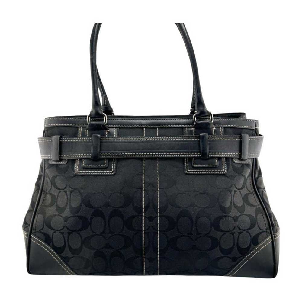 COACH Hamptons Tote Bag with Tassel Signature - image 5