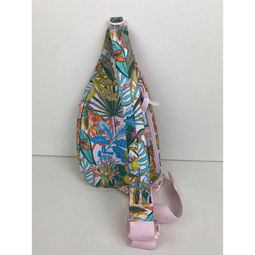 Vera Bradley Sling Bag Backpack Purse Rainforest … - image 2