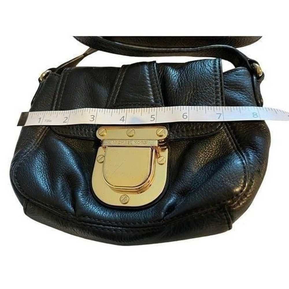 Michale Kors Leather Small Black Crossbody Purse … - image 4