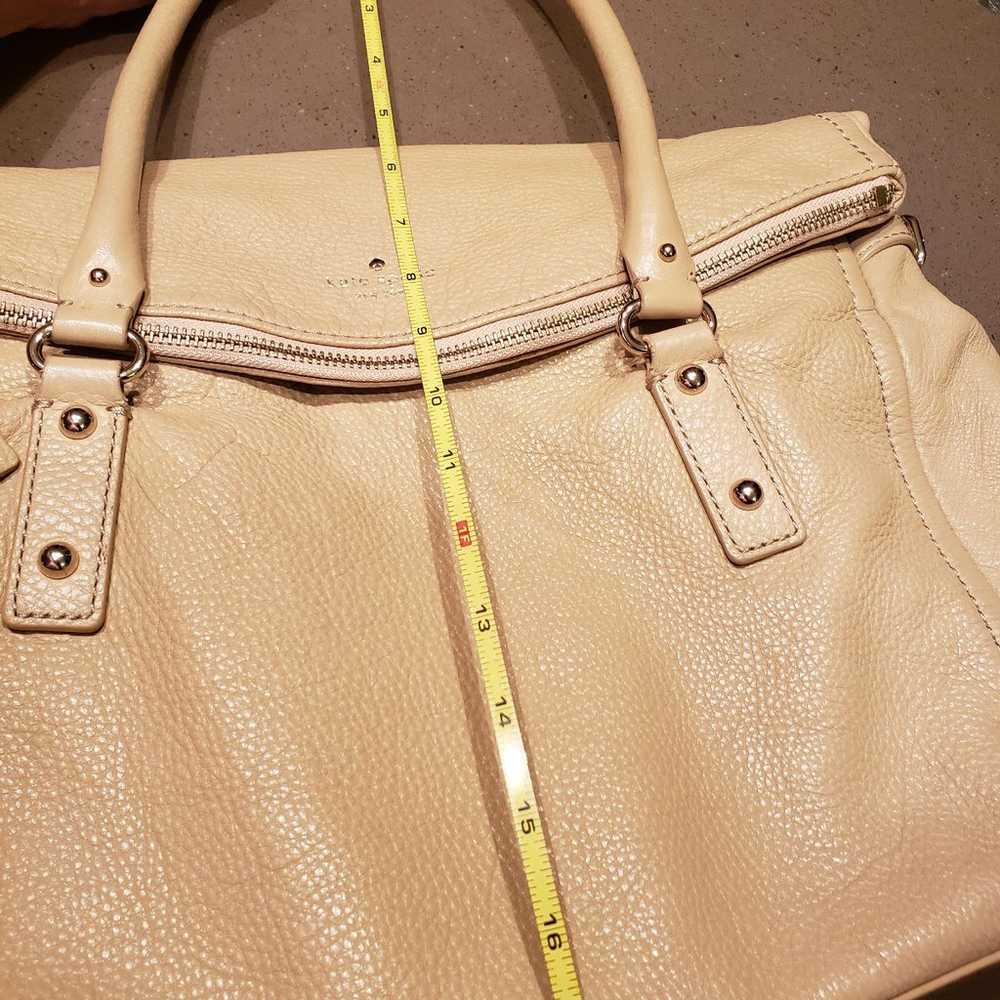 Tan leather Kate Spade purse - image 10