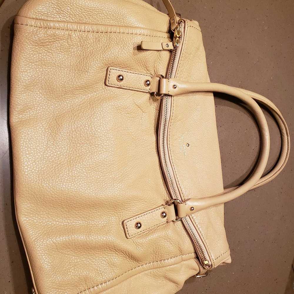 Tan leather Kate Spade purse - image 1