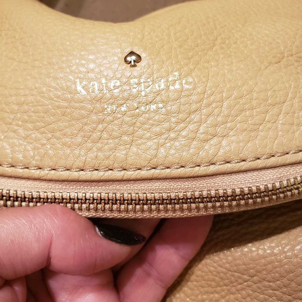 Tan leather Kate Spade purse - image 2