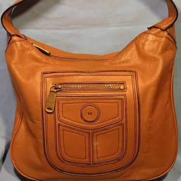 FRYE BROWN LEATHER SHOULDER BAG