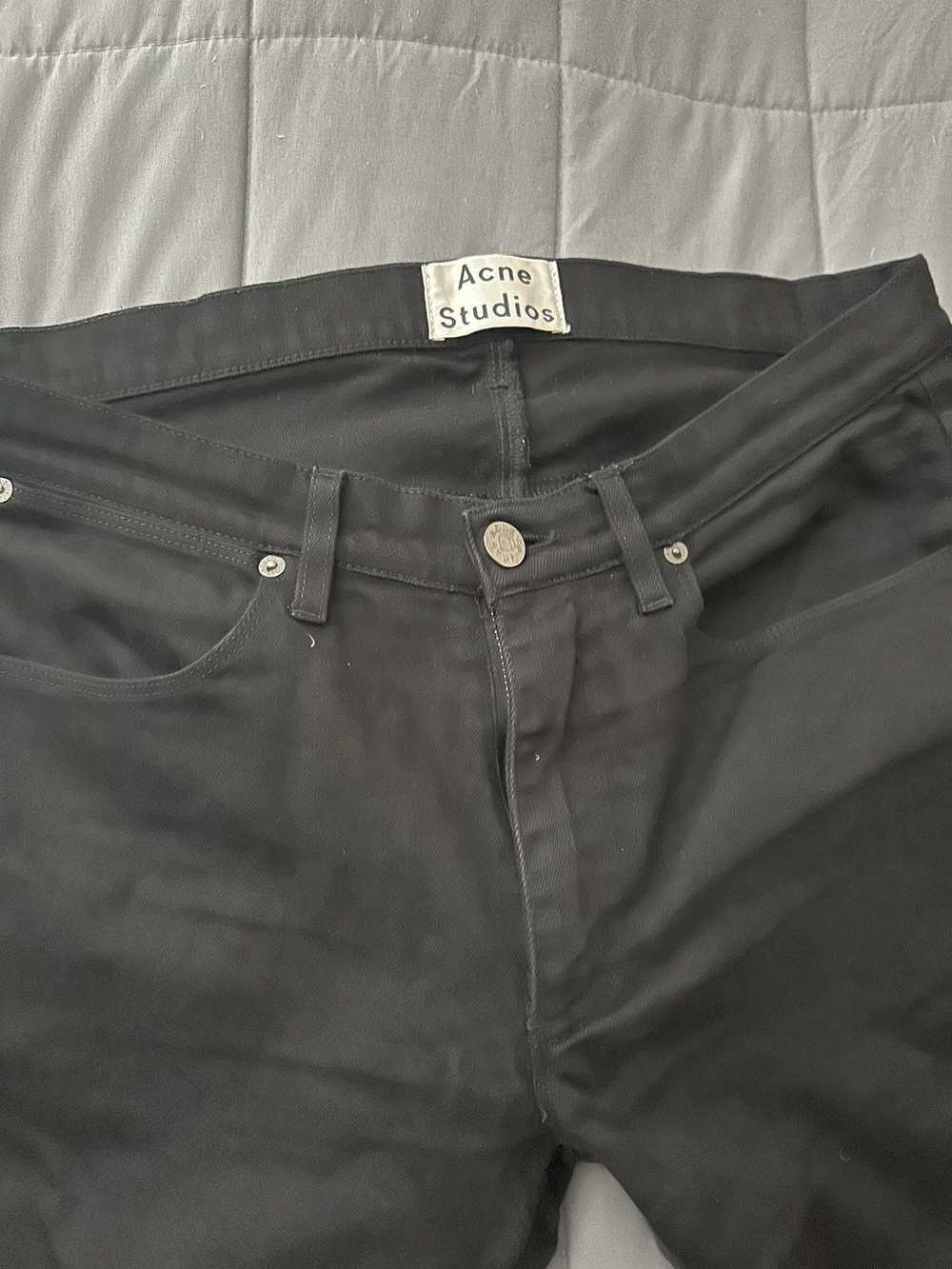 Acne Studios Black Acne Pants 33 x 32 - image 3