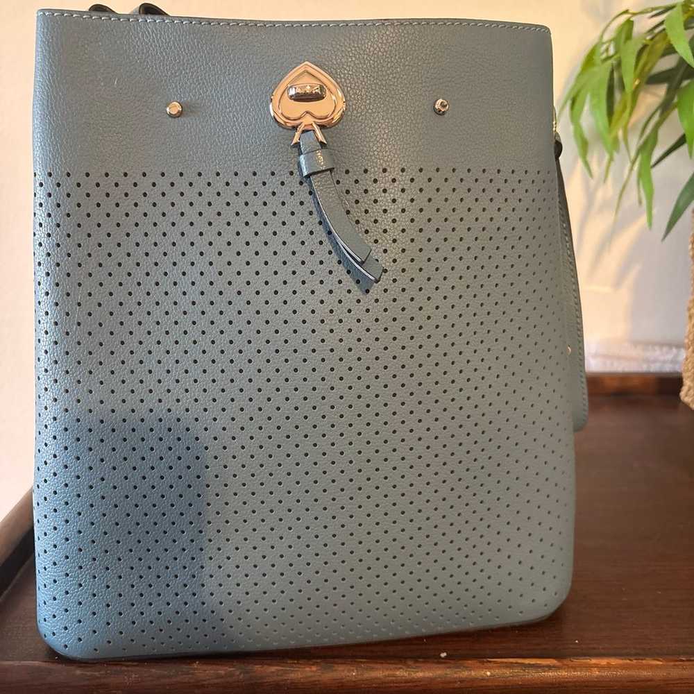 Kate Spade Perforated Leather Hobo - image 3