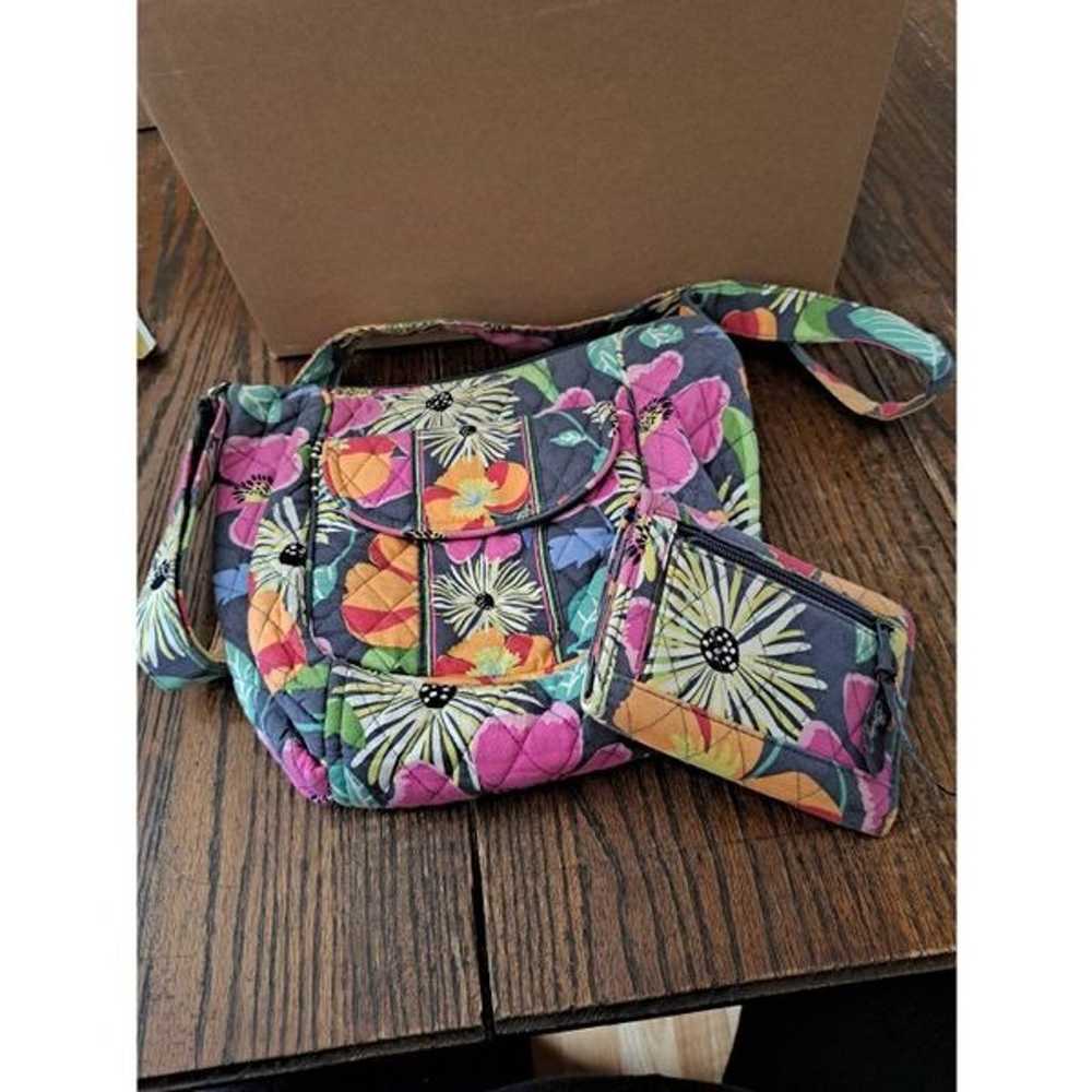 Vera Bradley Floral Purse Wallet Set Retired Quil… - image 1