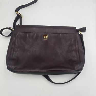 ETIENNE AIGNER Vtg Genuine Leather Cross Body Pur… - image 1