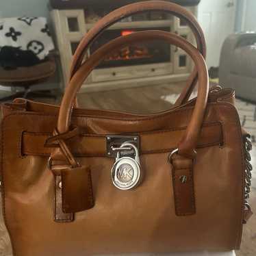 Michael Kors Hamilton Camel Leather