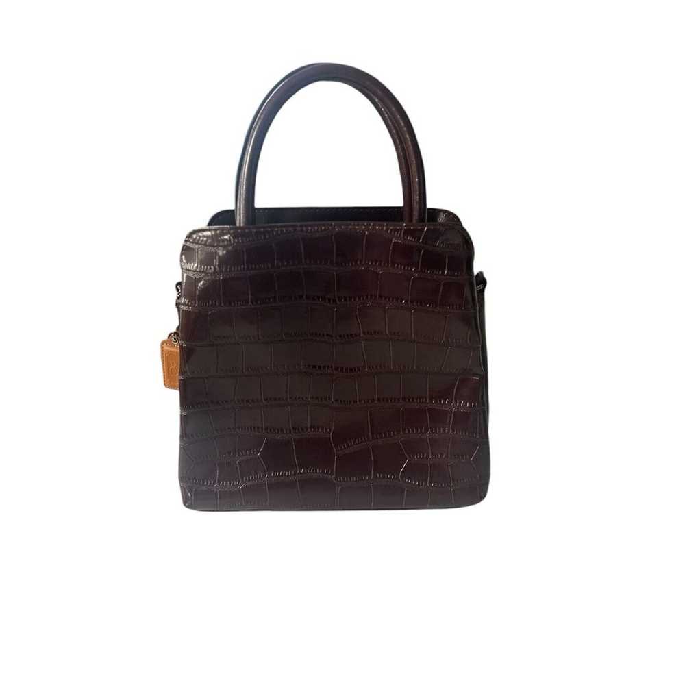 New Maison Beaute de Marseilles Brown Croc Emboss… - image 7