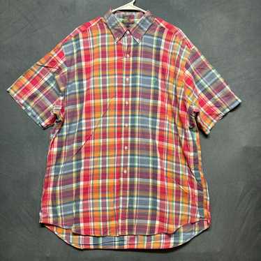 Ralph Lauren Vintage Ralph Lauren Plaid Shirt Bla… - image 1