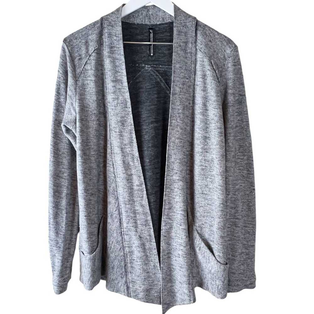 Kuhl Gray Nova Wrap Open Front Cardigan Sweater S… - image 1