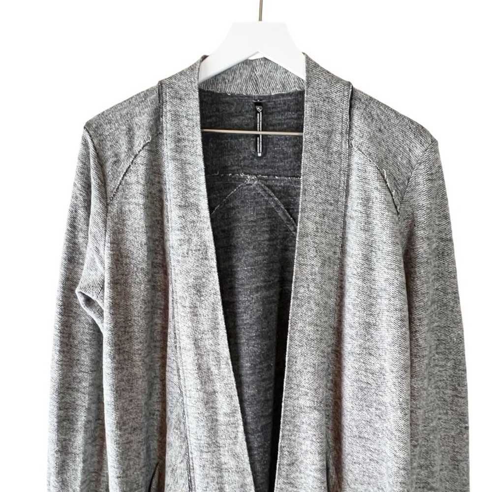 Kuhl Gray Nova Wrap Open Front Cardigan Sweater S… - image 2