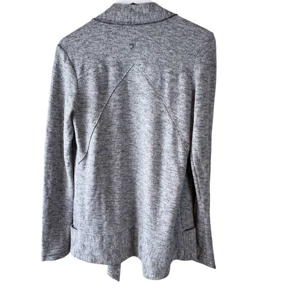 Kuhl Gray Nova Wrap Open Front Cardigan Sweater S… - image 8