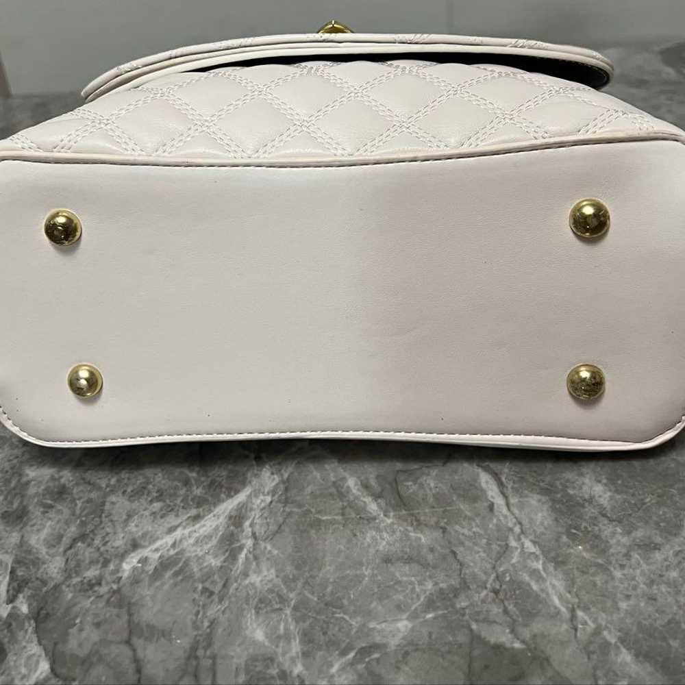 White Quilted Handbag - image 6