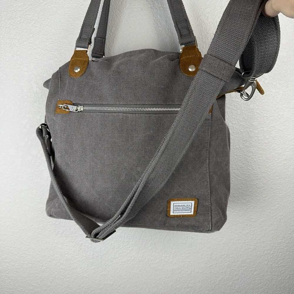 Travelon Anti-Theft Heritage Crossbody Tote Light… - image 9