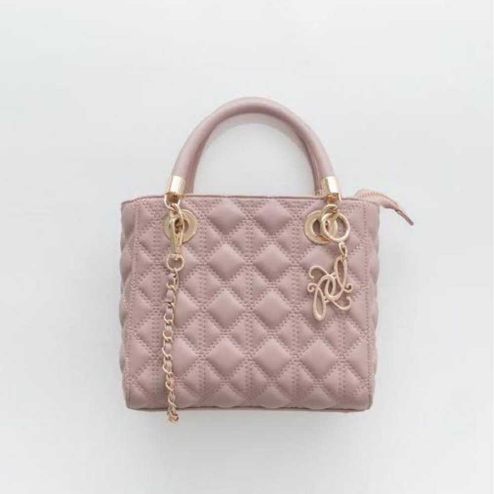 RANDA 2WAY Quilted Bag - Pink - image 1