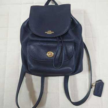 【COACH】Mini Backpack - Navy