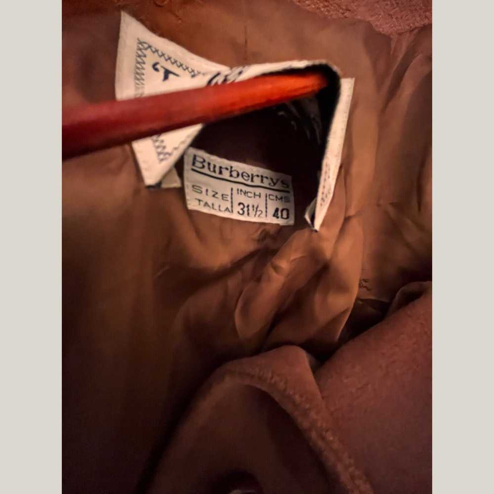 Burberry Vintage Burberry Wool Coat SZ: 31.5" / 4… - image 10