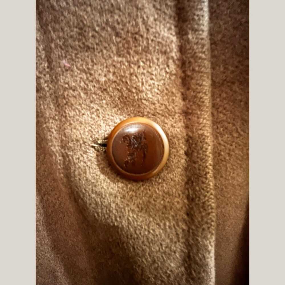 Burberry Vintage Burberry Wool Coat SZ: 31.5" / 4… - image 5