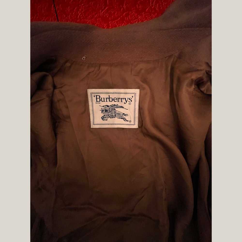 Burberry Vintage Burberry Wool Coat SZ: 31.5" / 4… - image 6